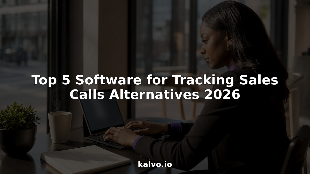 Cover image for Top 5 Software for Tracking Sales Calls Alternatives 2026