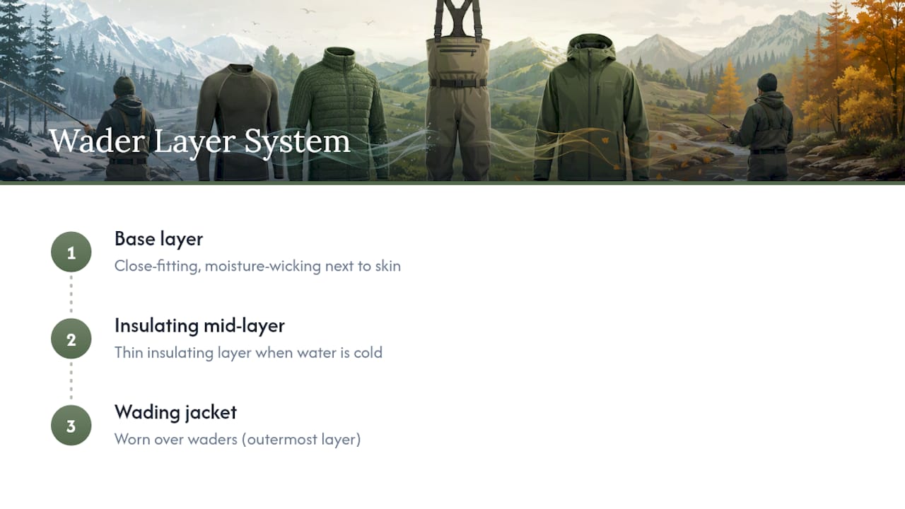 The layer system that actually works on the water — overview diagram