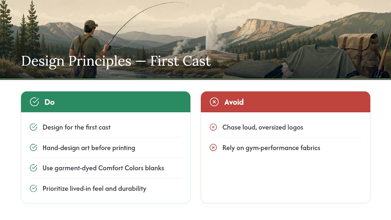 Why We Build Every Shirt Around the First Cast of the Day — overview diagram
