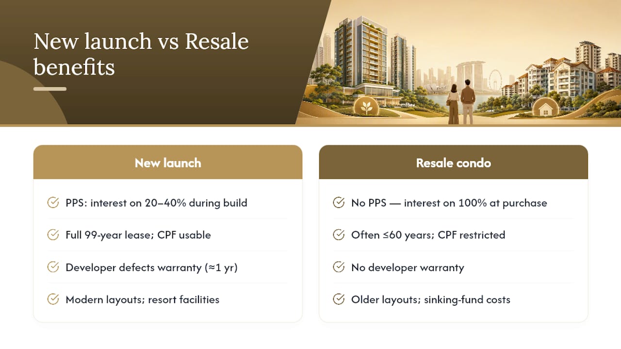 What makes new launch condos worth the premium? — overview diagram