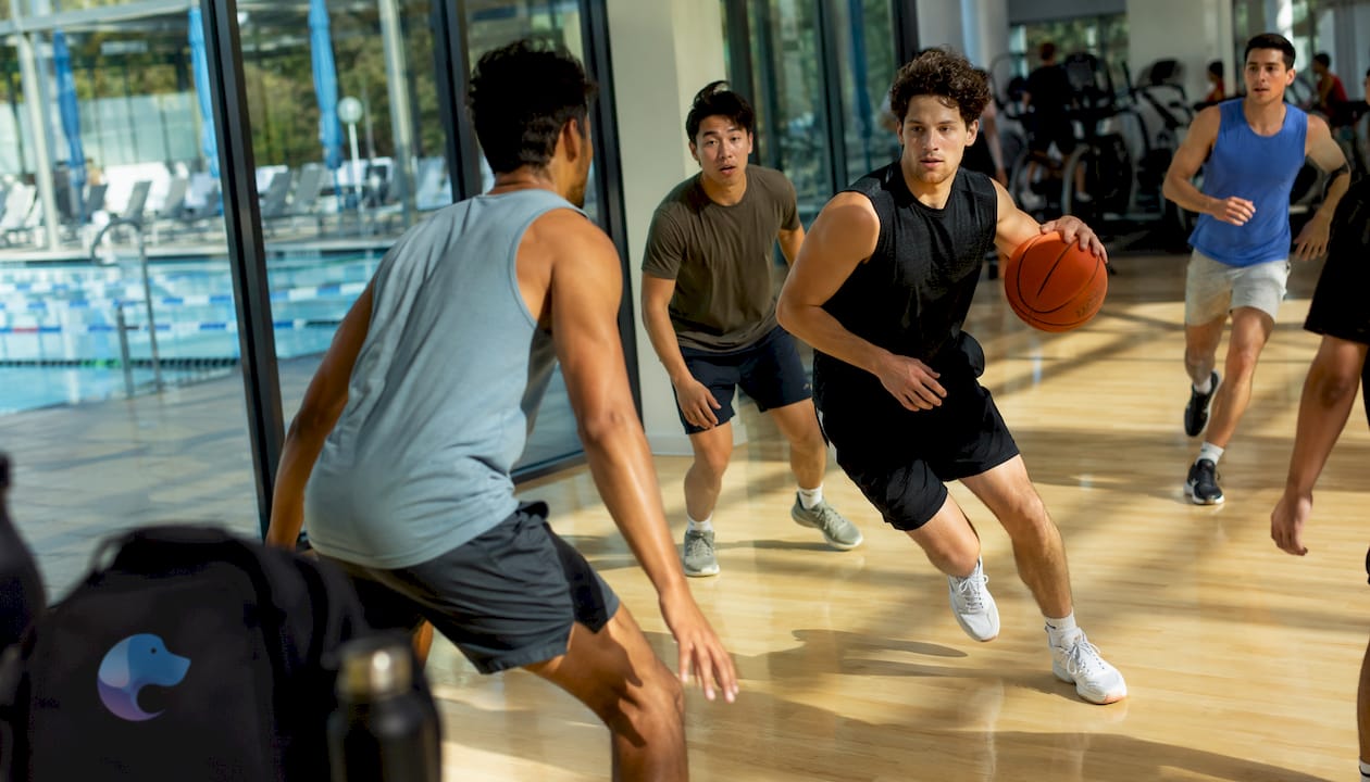 Indoor sports facilities at Bay Club Santa Clara