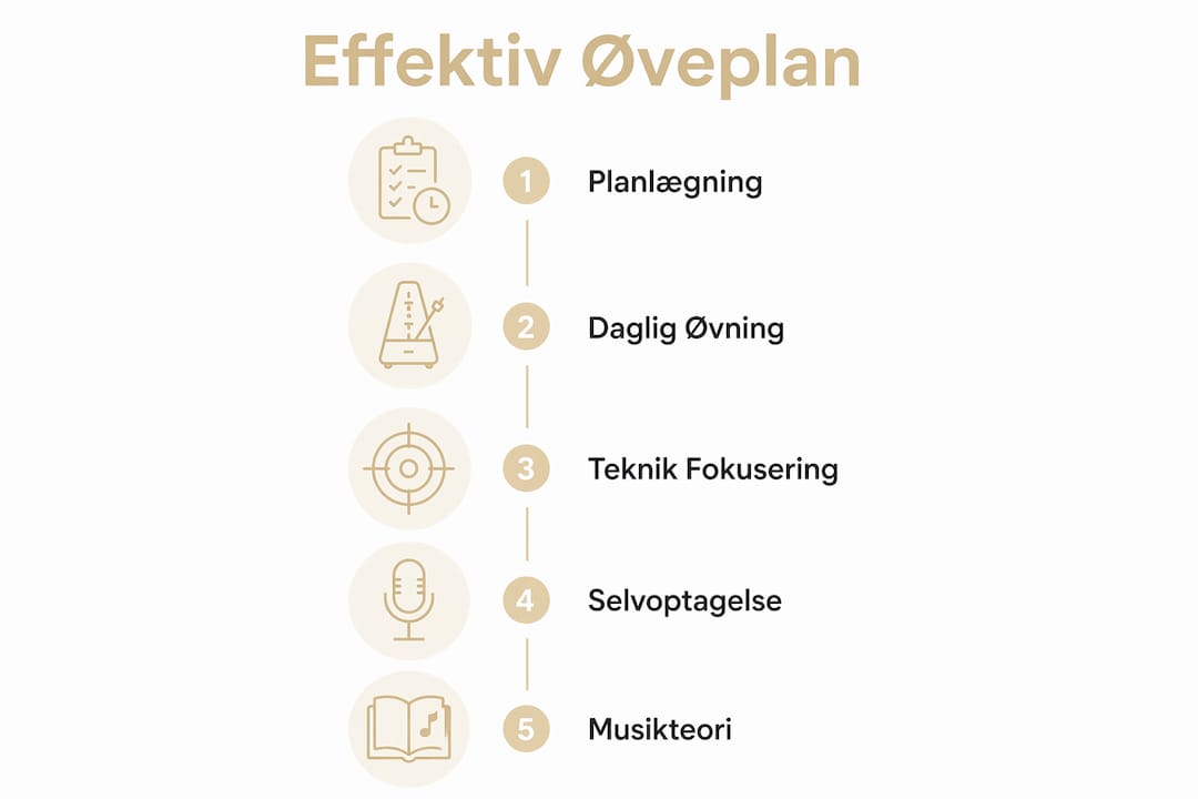 Infografik: Sådan lægger du en effektiv øveplan – trin for trin