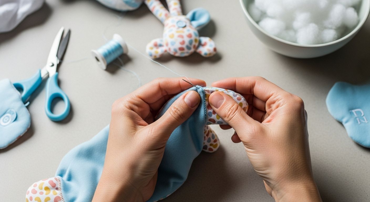 Babyspielzeug nähen Anleitung