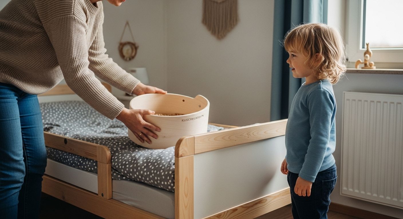 Nachhaltiges Kuschelkissen Handarbeit Kind