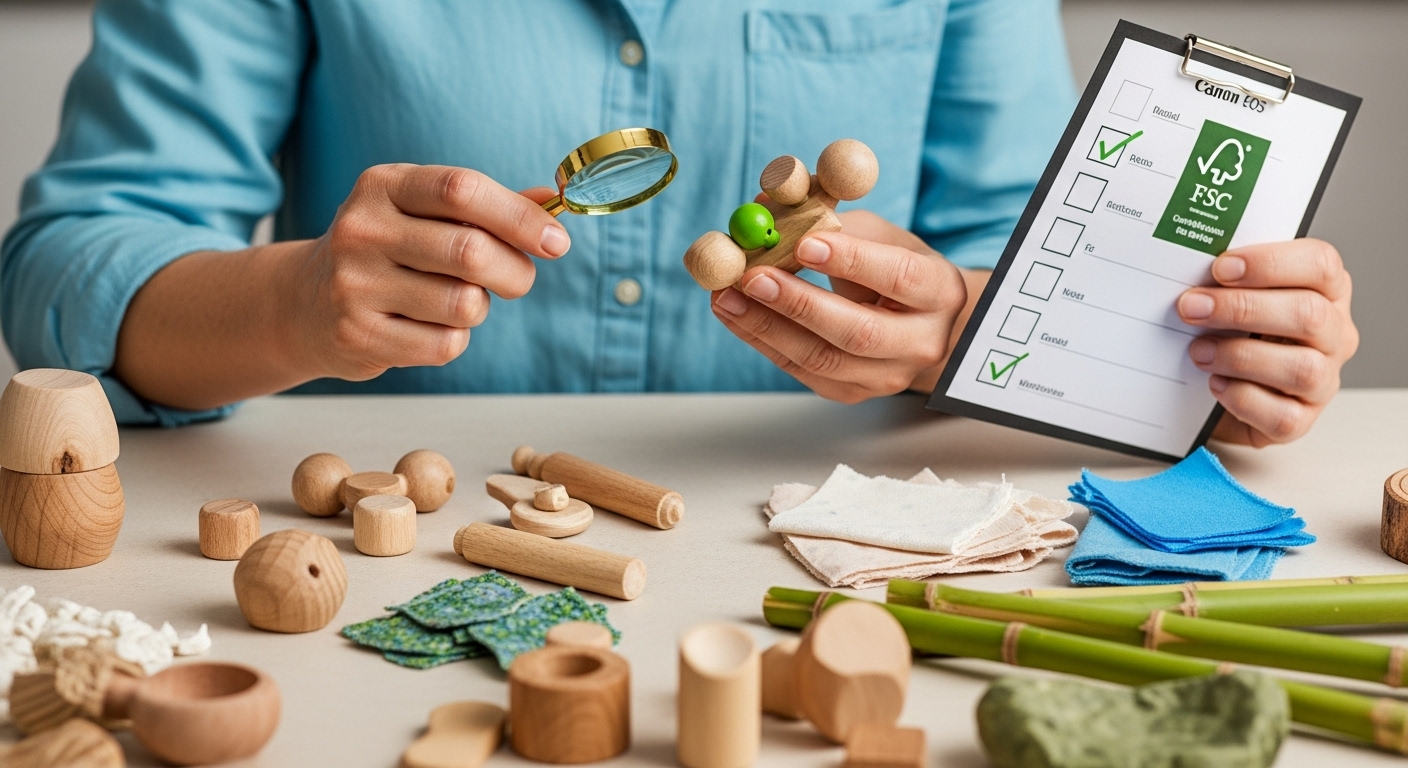 Bio-Spielzeug Materialprüfung