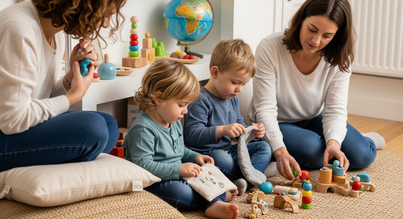 nachhaltiges Spielzeug Auswahlfamilie
