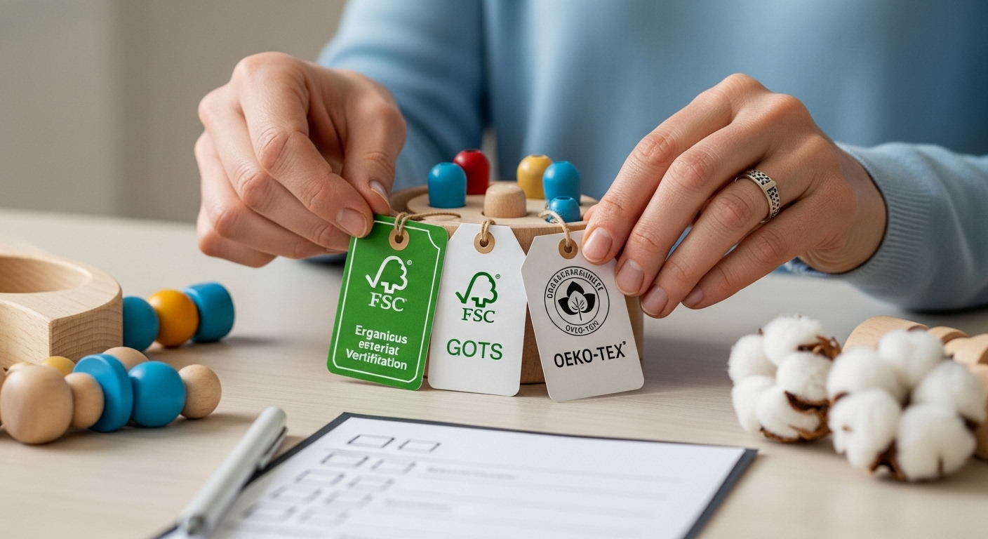 bio spielzeug zertifikate material