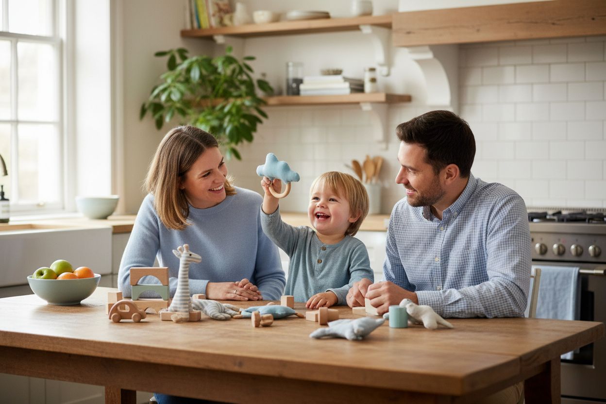Familie antiallergenes Spielzeug