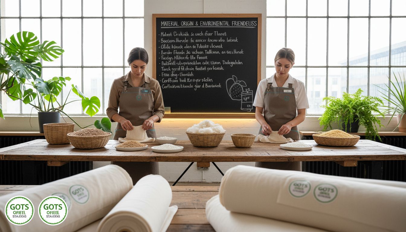 nachhaltige Textilproduktion Kuschelkissen