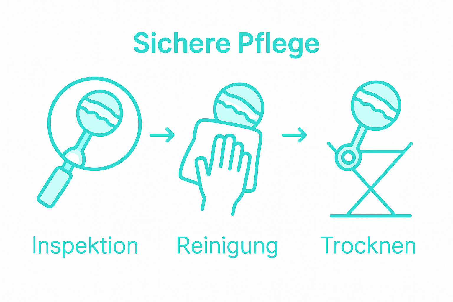Schritt-für-Schritt-Anleitung: So reinigen Sie die Babyrassel richtig – Infografik