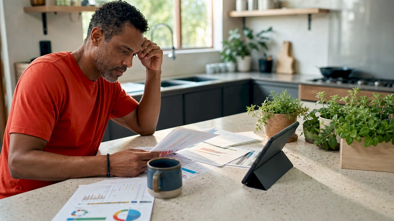 Hands calculating income for Spanish residence financial proof