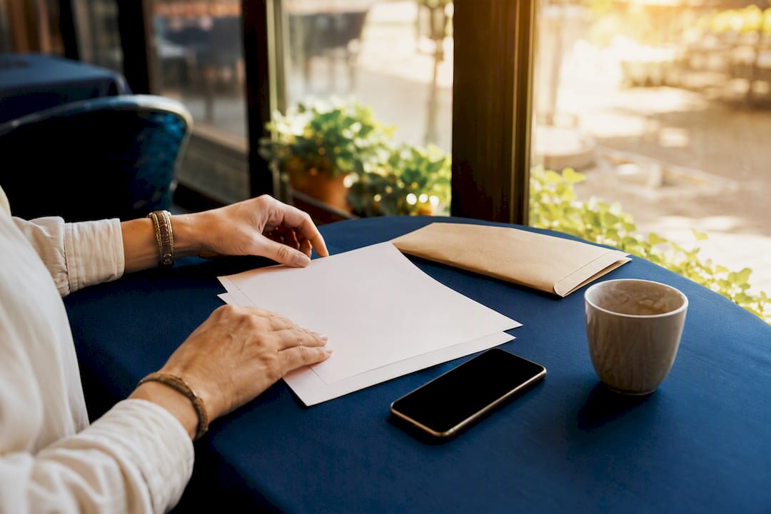 Aligned travel itinerary and documents for visa