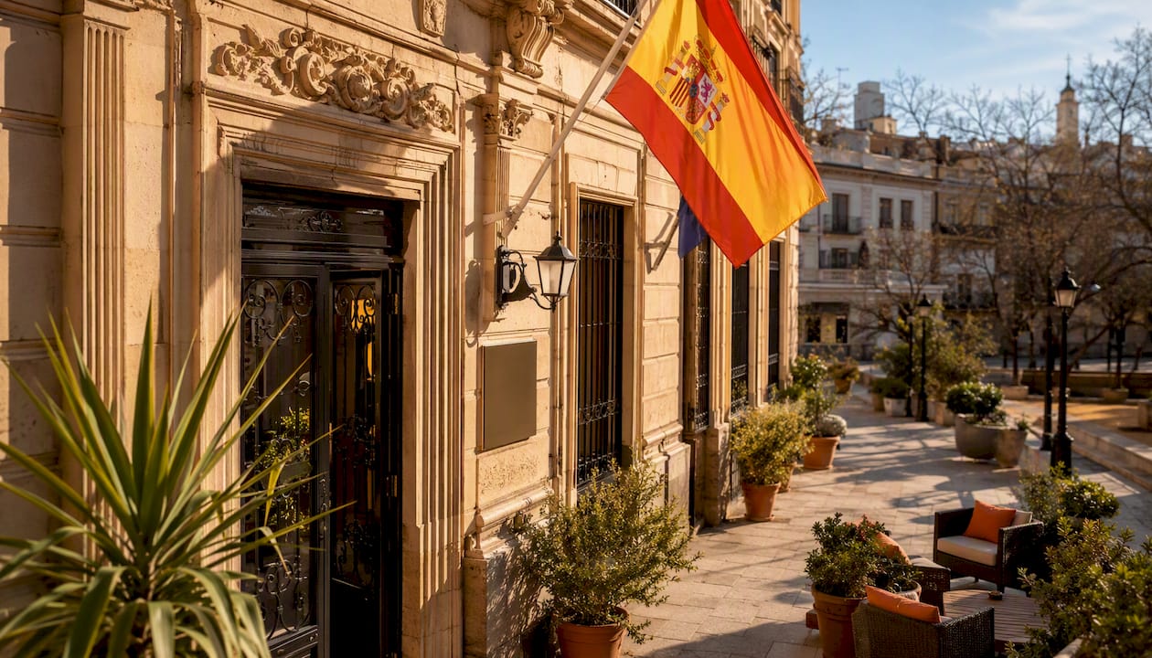 Spanish consulate building exterior