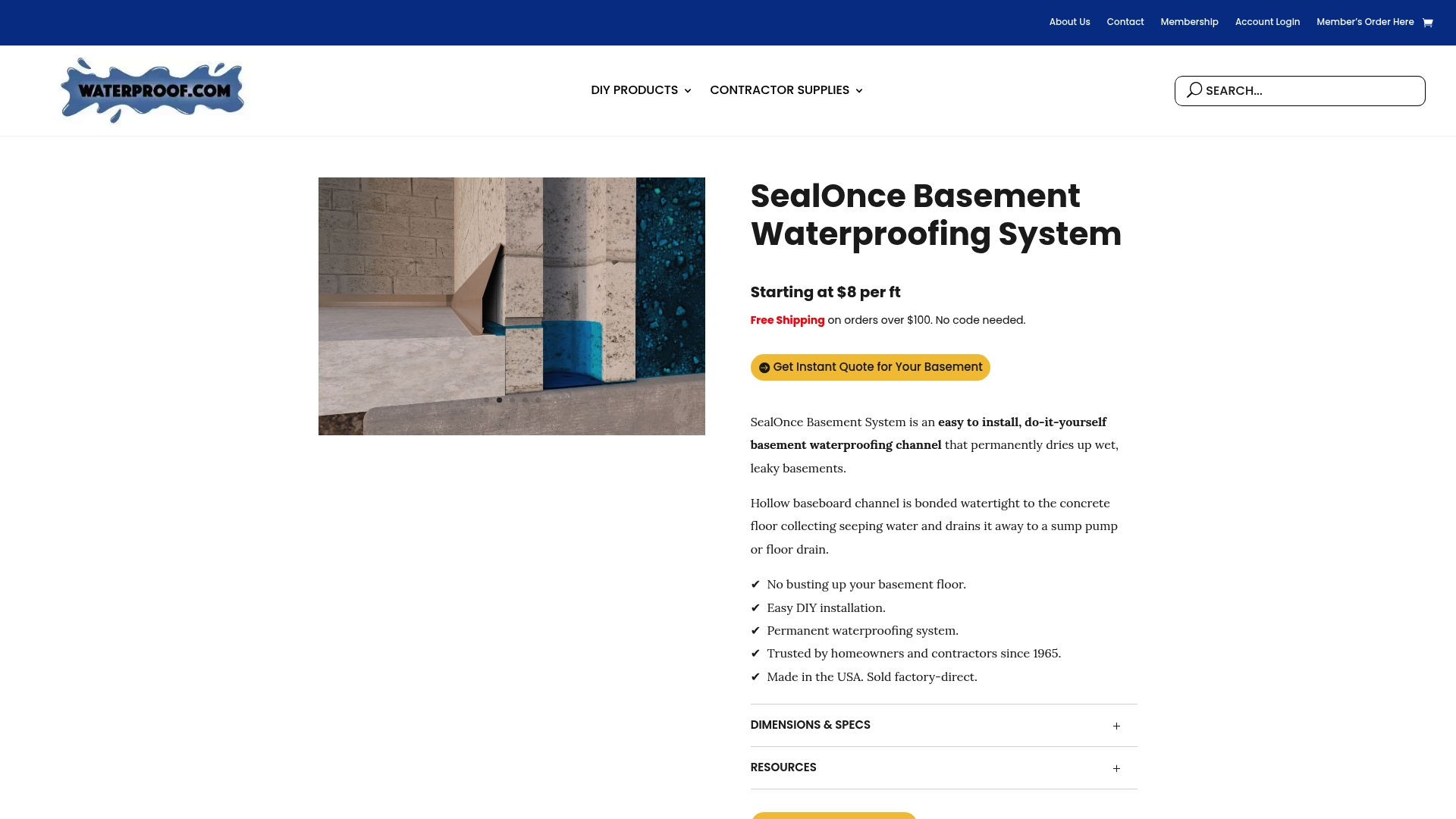 https://waterproof.com/sealonce-diy-basement-waterproofing-system