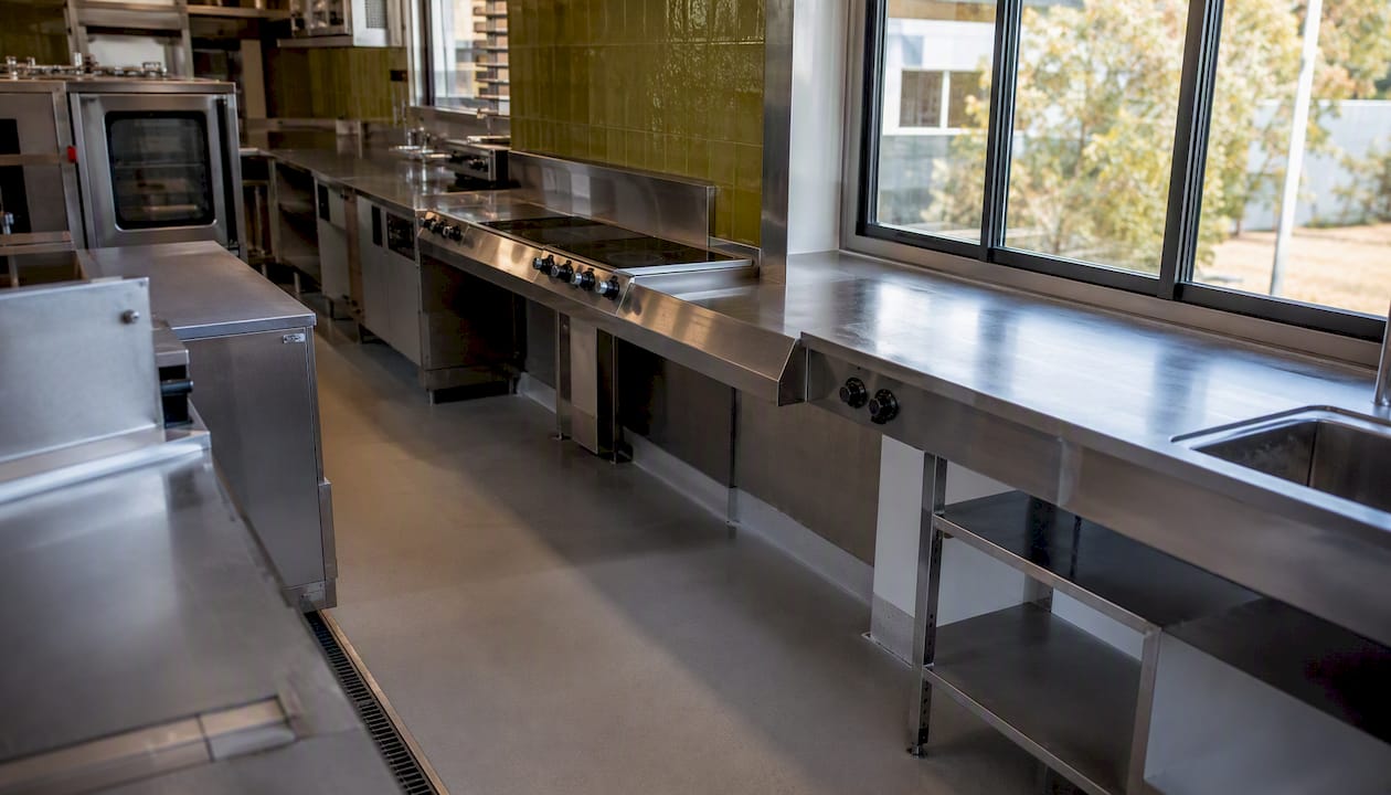Accessible kitchen workstation area