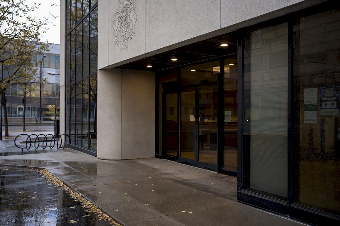 Calgary building permit office entrance exterior