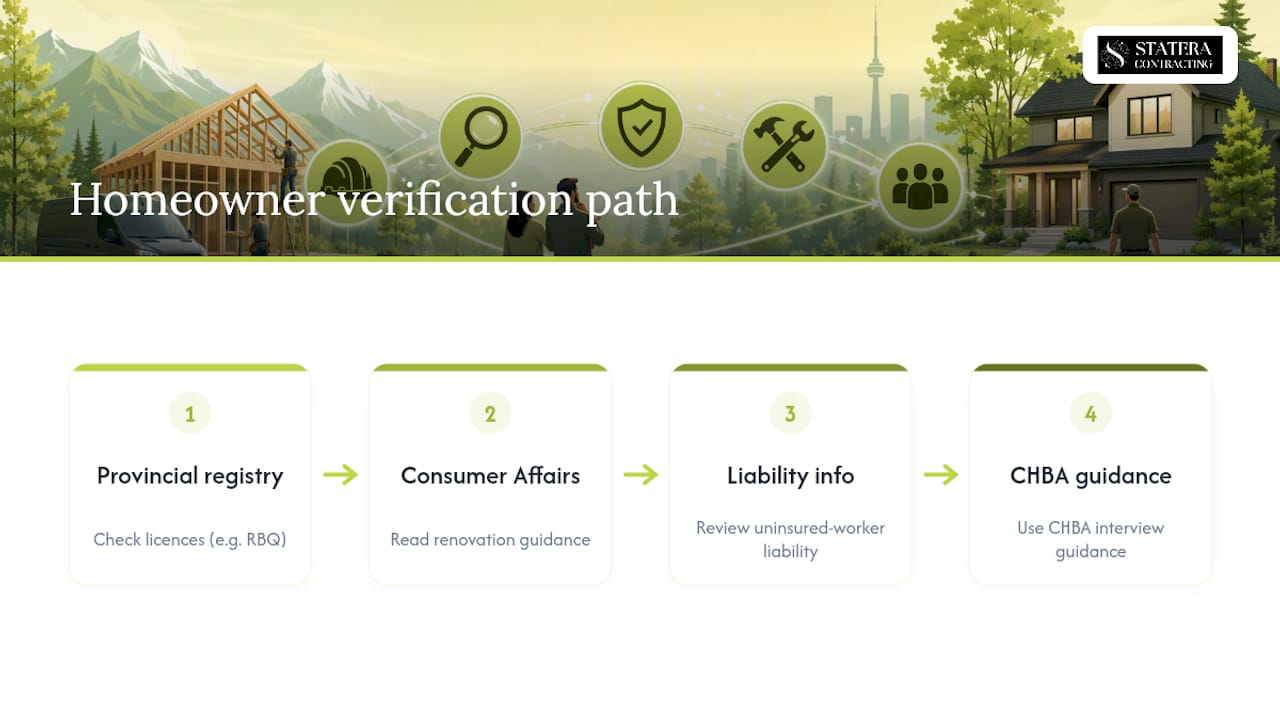 Four sources for verifying contractor claims