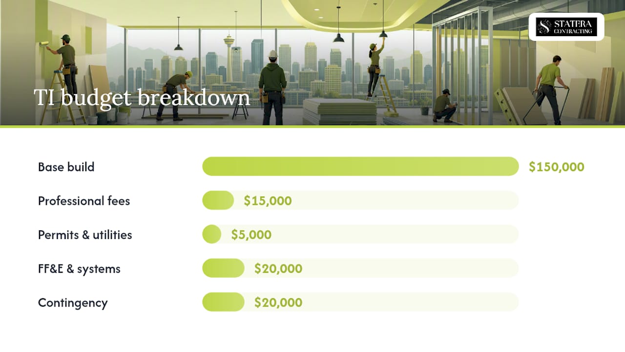 How do you build a realistic TI budget in Calgary? — overview diagram