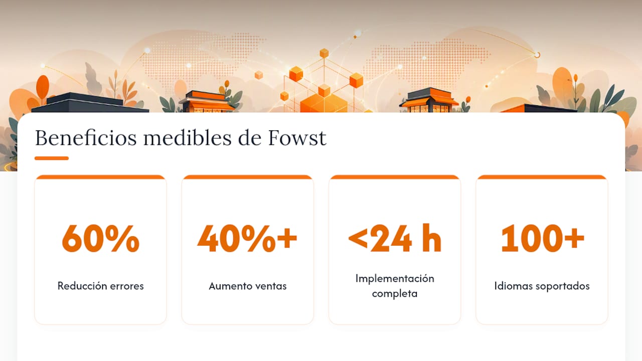 Evidencia práctica: por qué Fowst acelera un despliegue efectivo de menús por sucursal — overview diagram