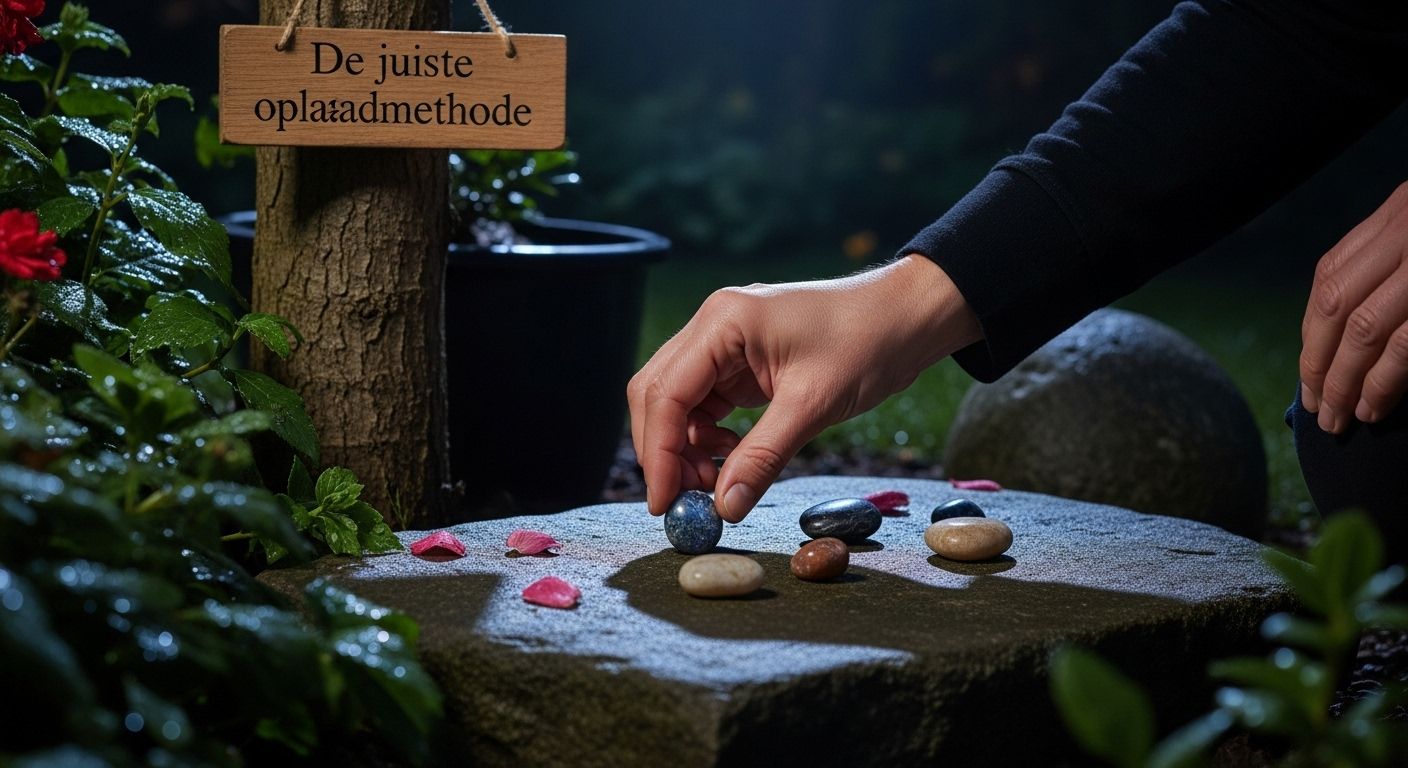 edelstenen maanlicht opladen