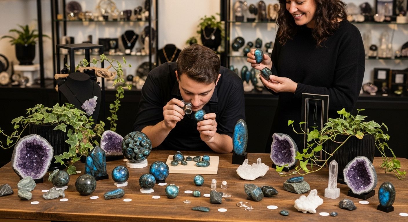 labradoriet stenen winkel