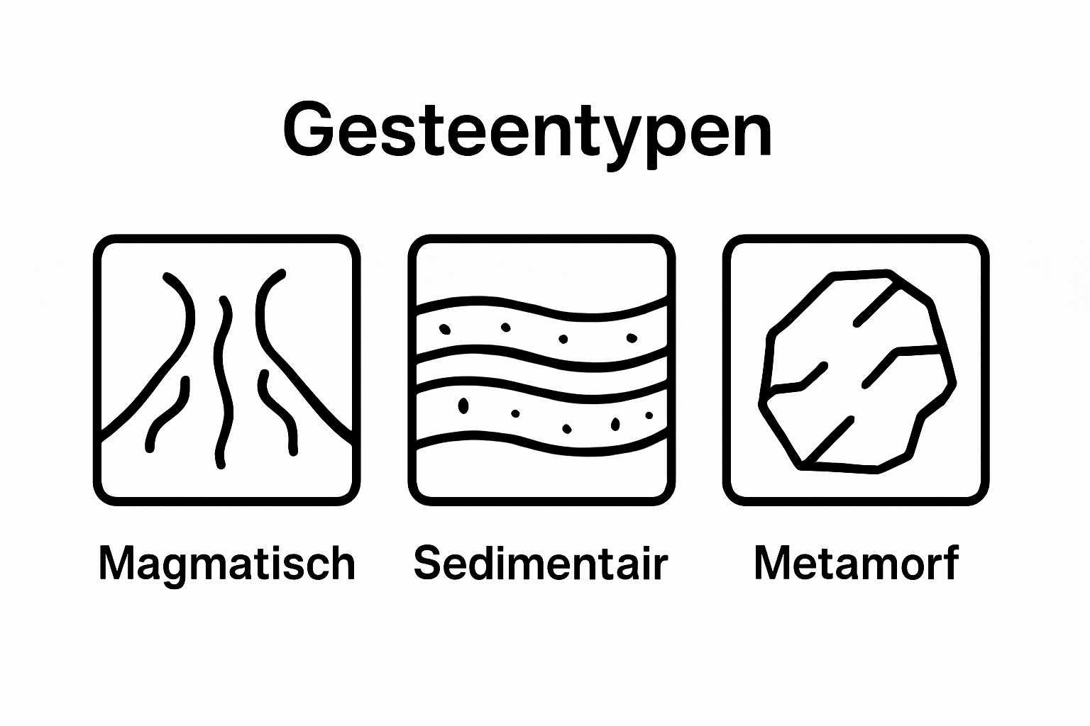 Geologische processen ruwe edelstenen infographic