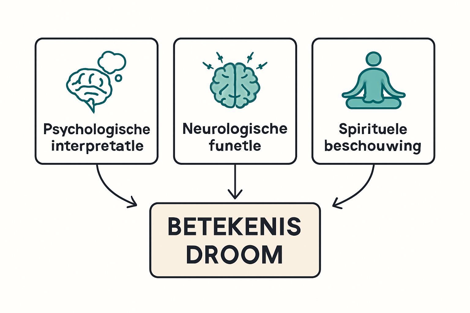 Vergelijking van psychologische, neurologische en spirituele betekenis van dromen