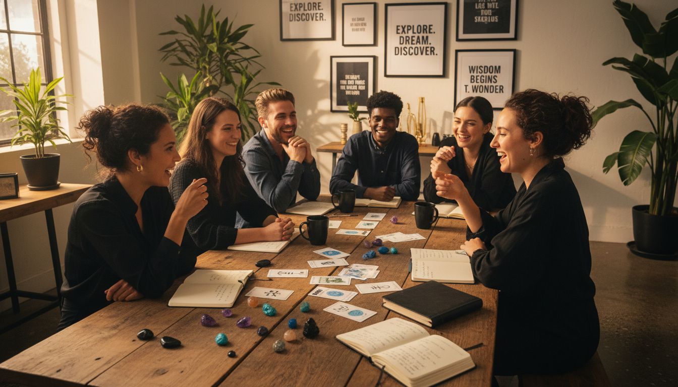 filosofische groepsdiscussie boogschutter