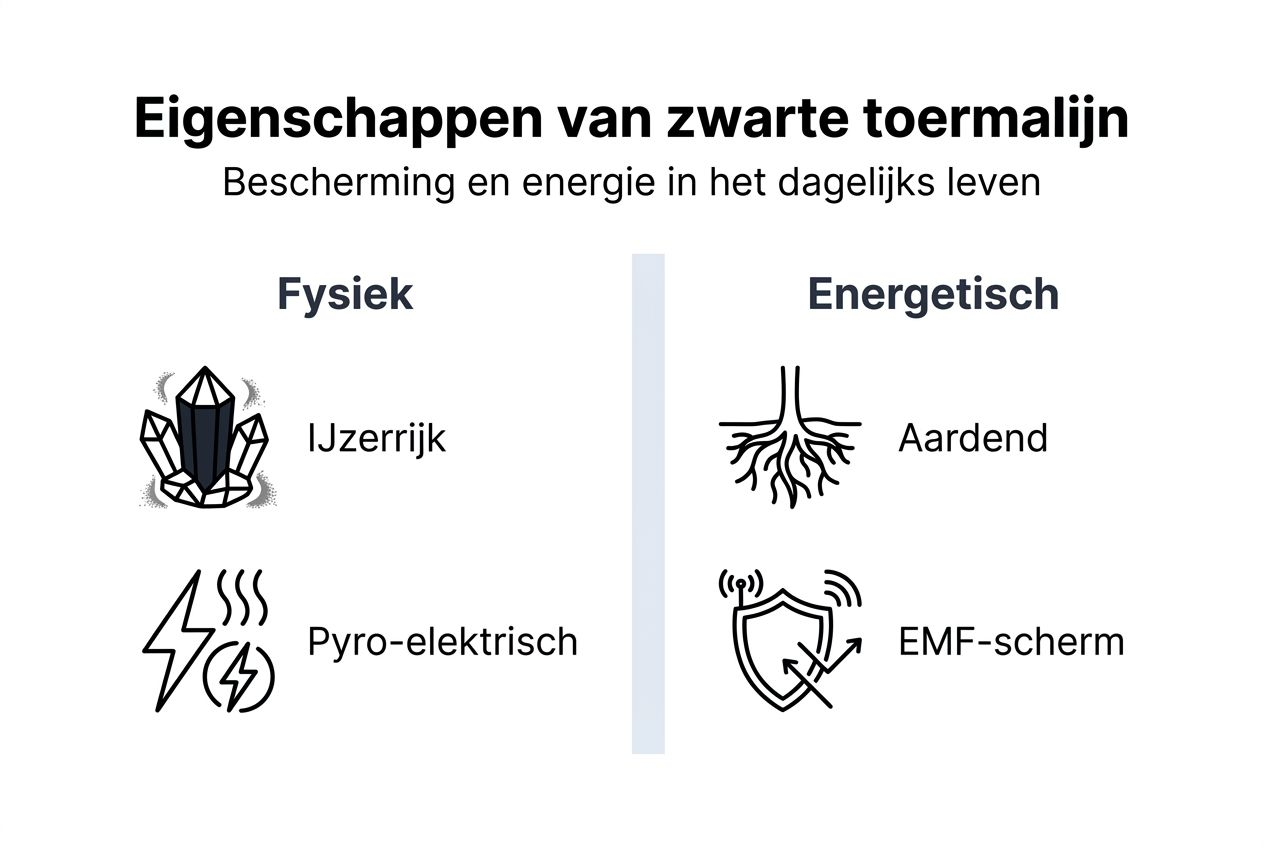Overzicht: de unieke kenmerken van zwarte toermalijn in beeld