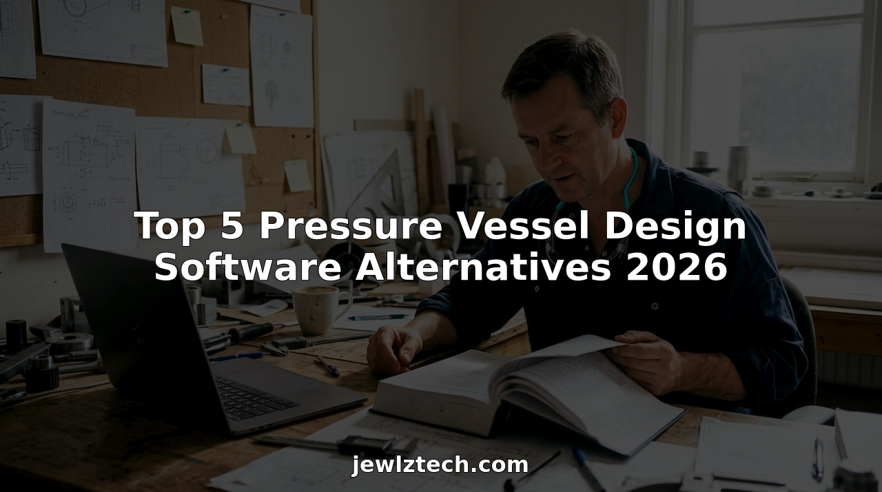 Engineer reviewing pressure vessel design documents
