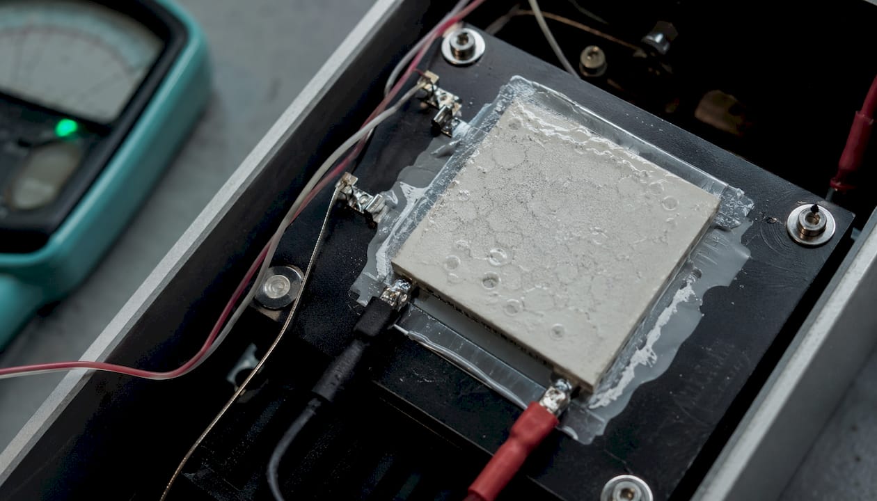 Close-up thermoelectric cooler module