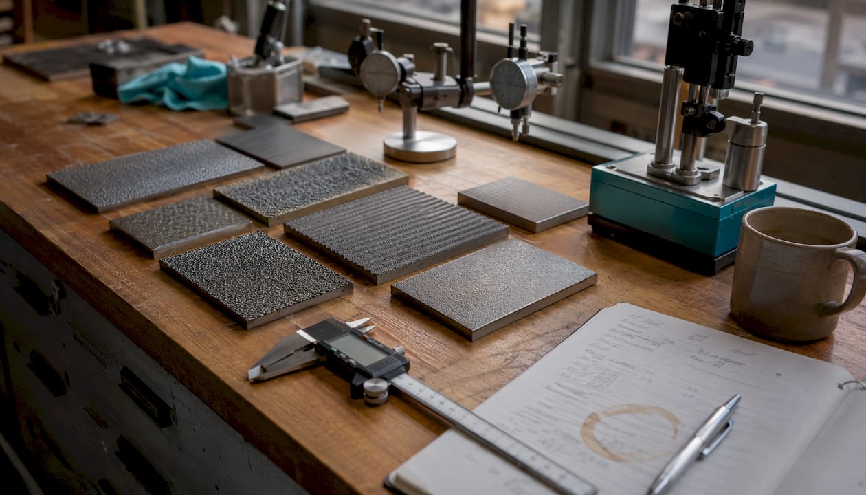 Lab tools and samples for surface roughness