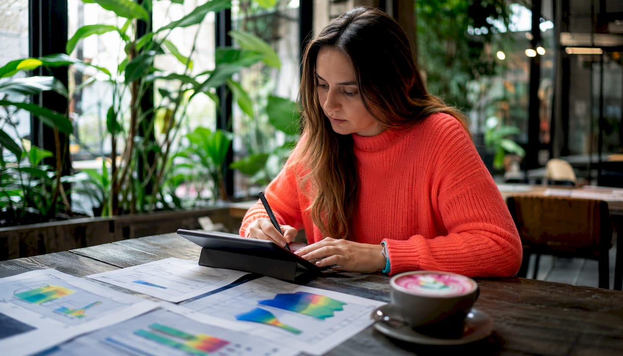 Thermal engineer working in home office