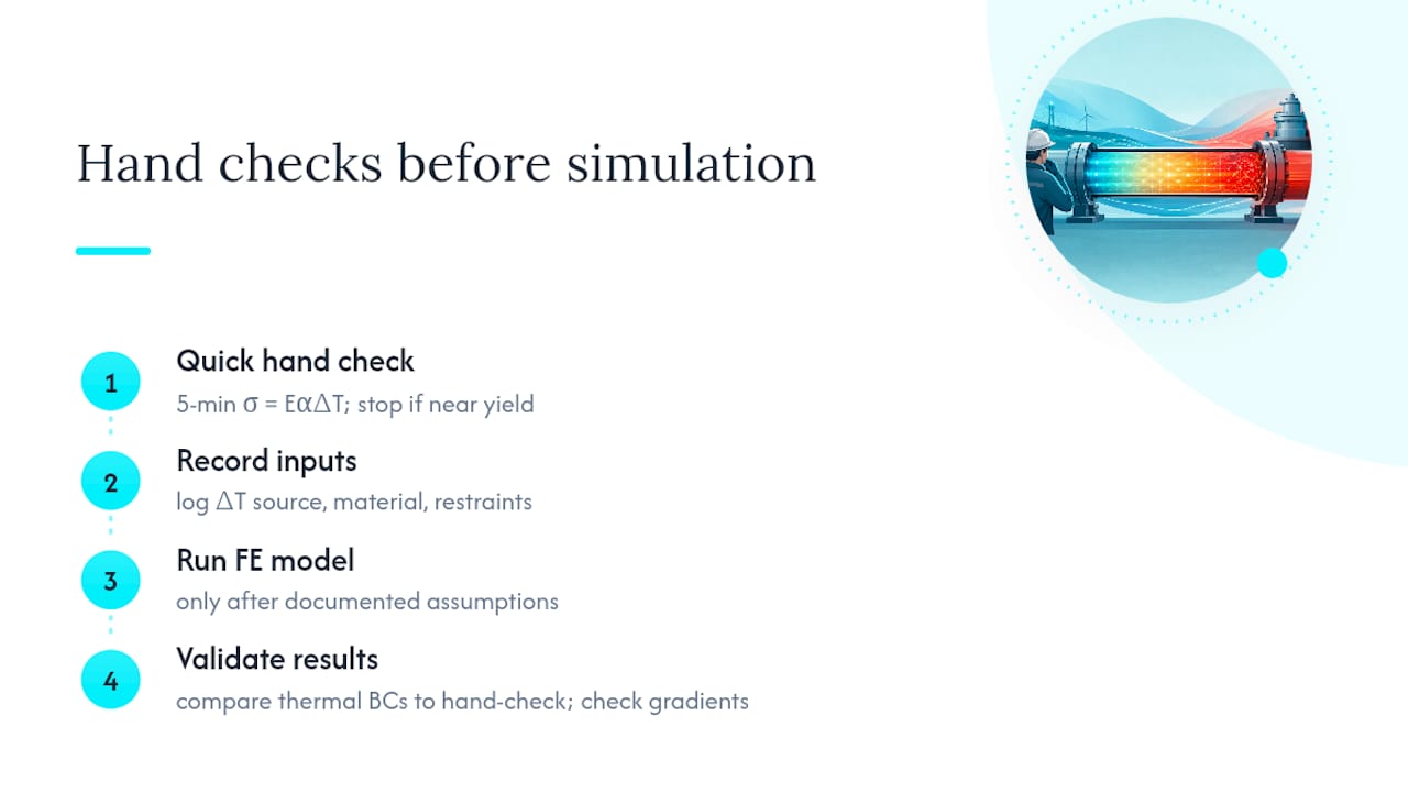 A Practical Note on Hand Calculations vs. Simulation — overview diagram