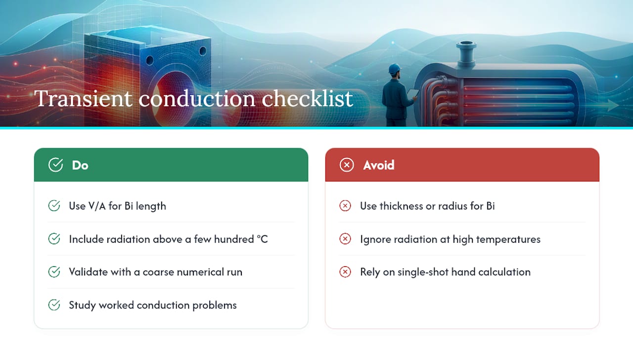What Practitioners Get Wrong About Transient Conduction — overview diagram