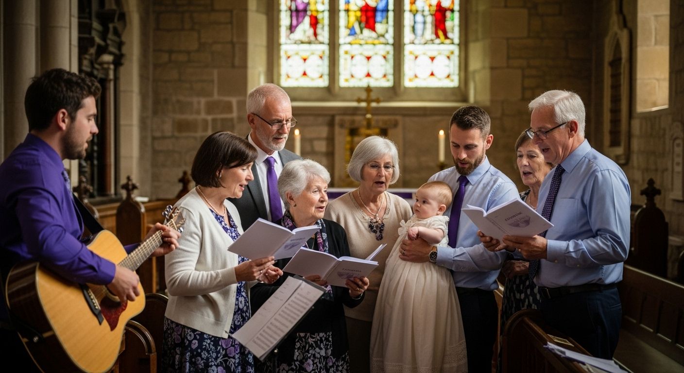baptême, chanson, famille
