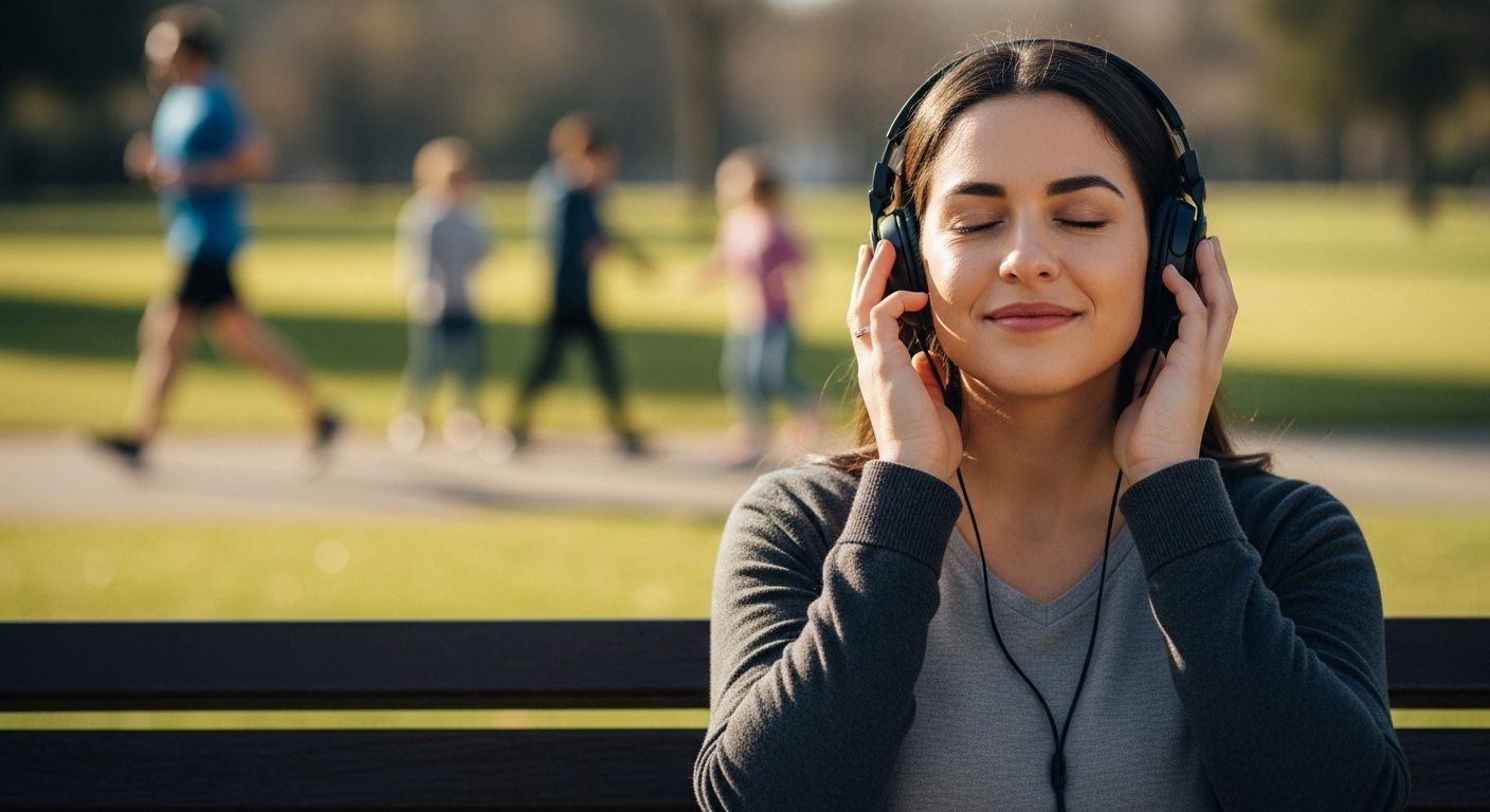 écoute musique parc relaxation
