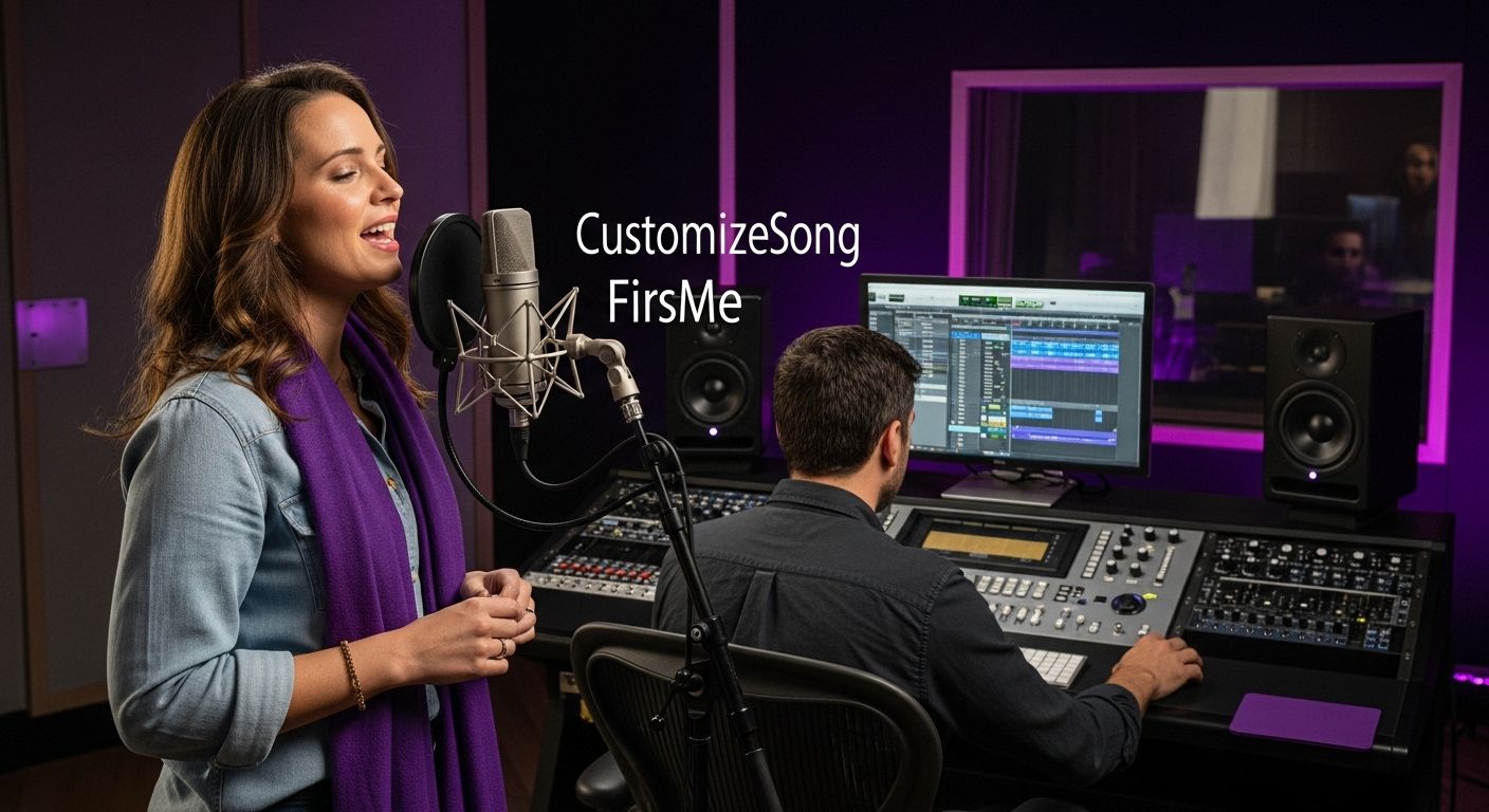 enregistrement chanson personnalisée studio