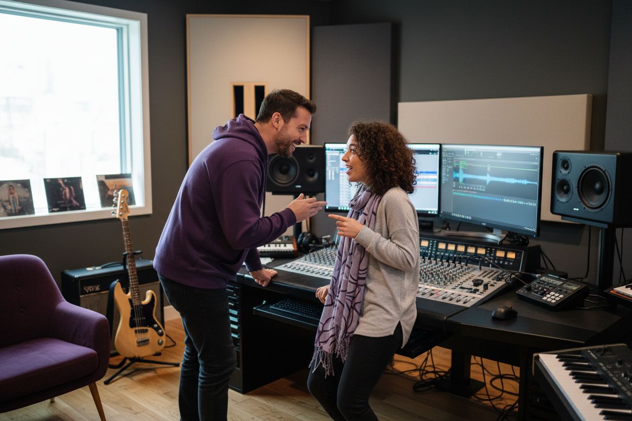 personalisierte Musikproduktion, Studio