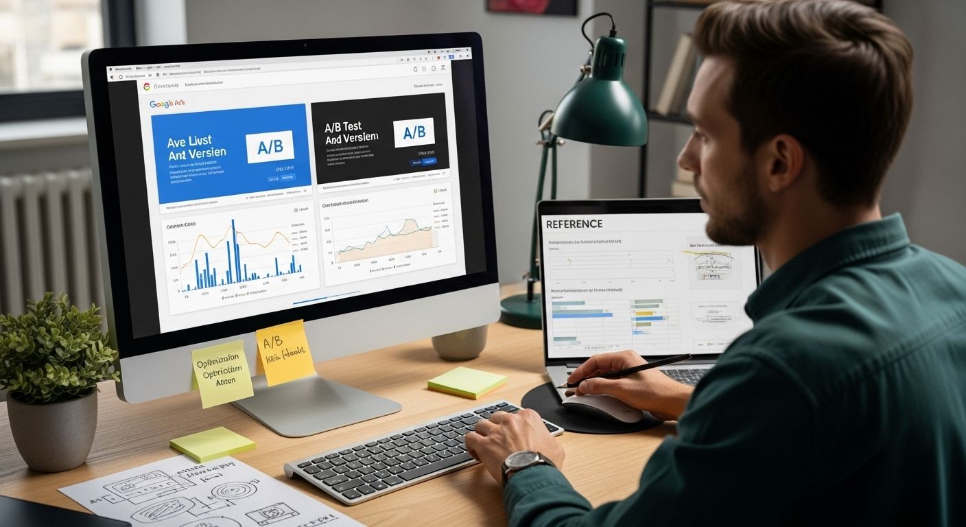 Adwords A/B test Duitsland ads