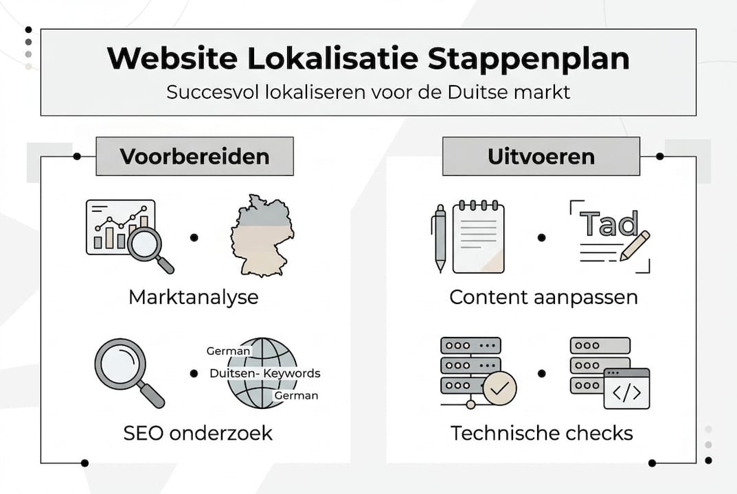 Infographic: het stappenplan voor het lokaliseren van je website