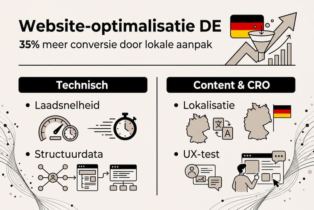 Overzicht: belangrijkste conversiefactoren voor Duitse websites in beeld