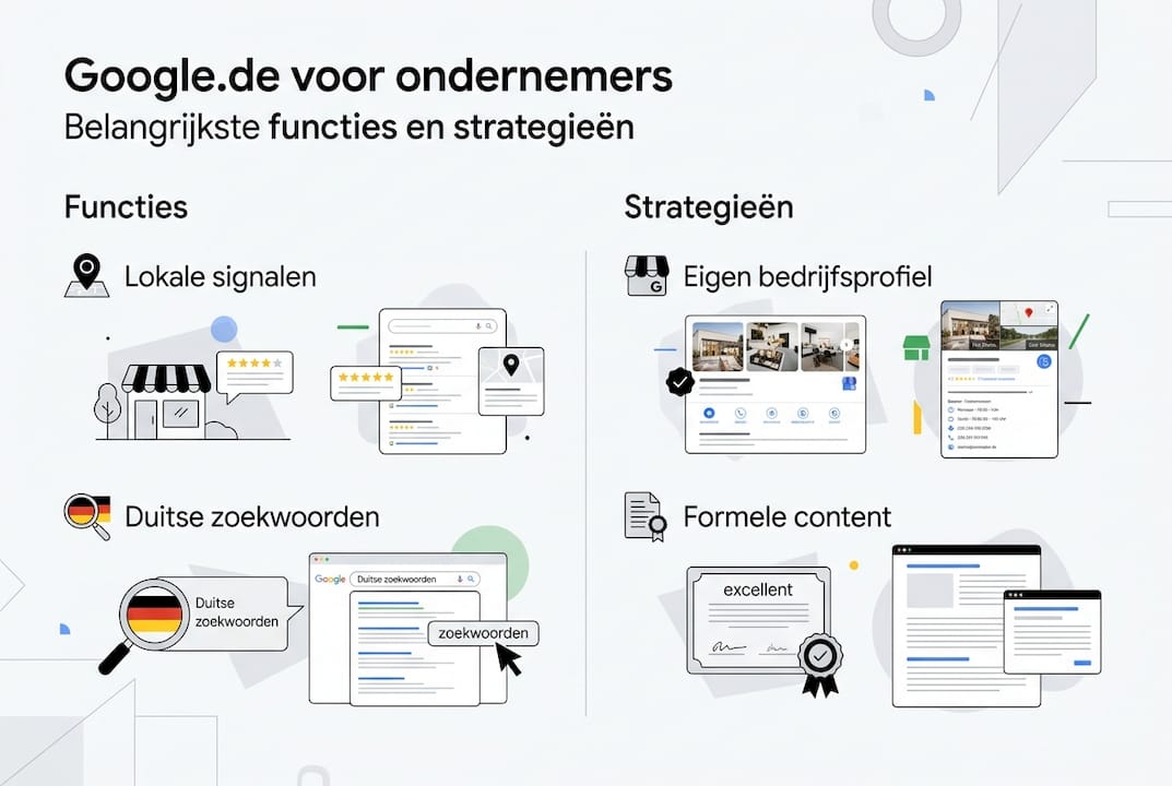Overzicht: De belangrijkste functies en strategieën van Google.de in beeld