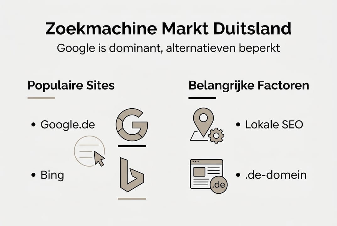 Overzicht: Duitse zoekmachines en belangrijke lokale rankingfactoren in beeld