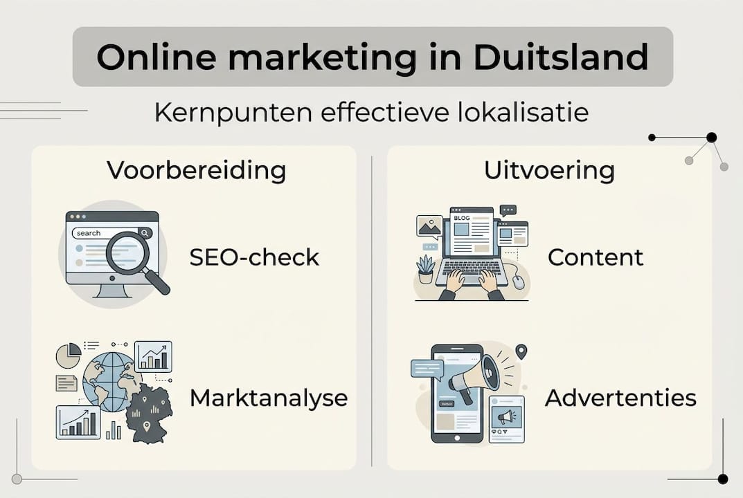 Infographic: in een paar stappen succesvol de Duitse markt betreden
