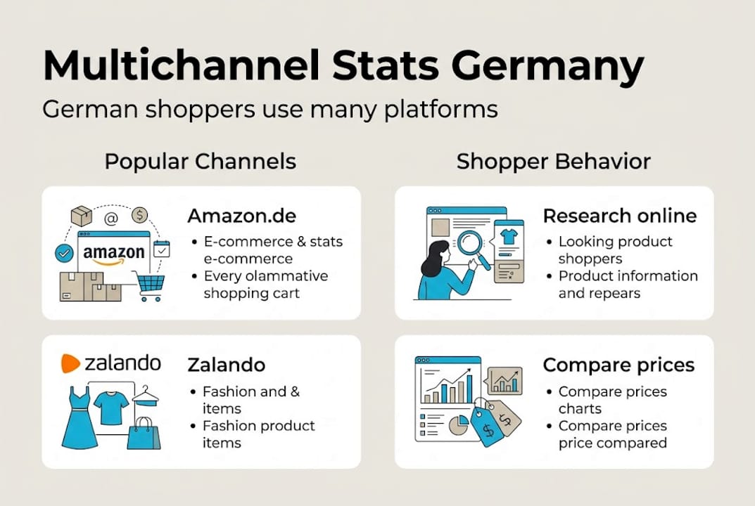 Infographic on German multichannel marketing stats