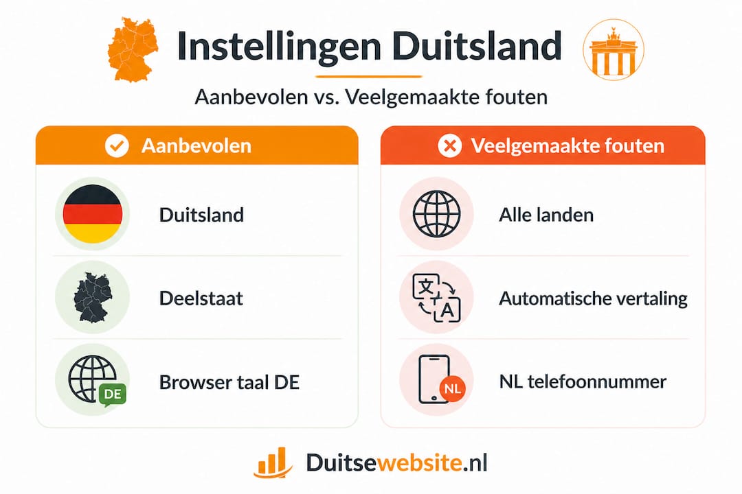 In één oogopslag: deze infographic laat zien welke Google Ads-instellingen je het best kunt gebruiken – en welke je beter kunt vermijden.