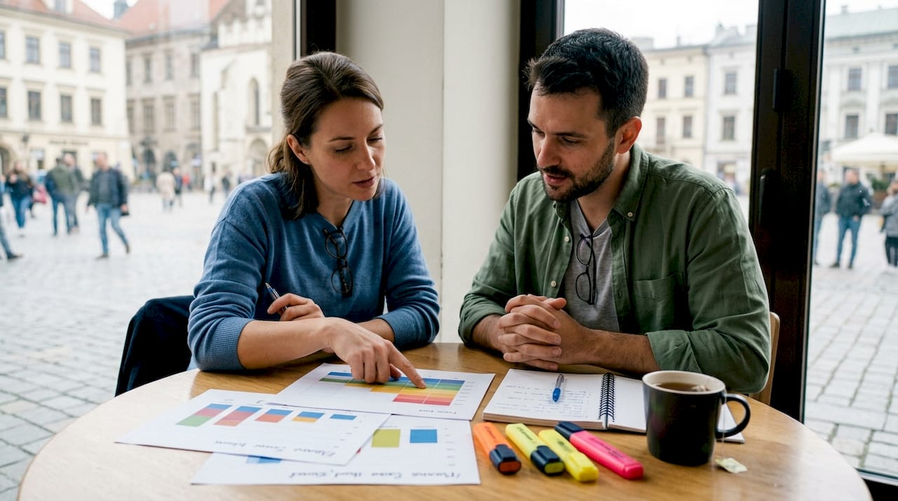 Collega’s die samen product- en advertentiegroepen inrichten