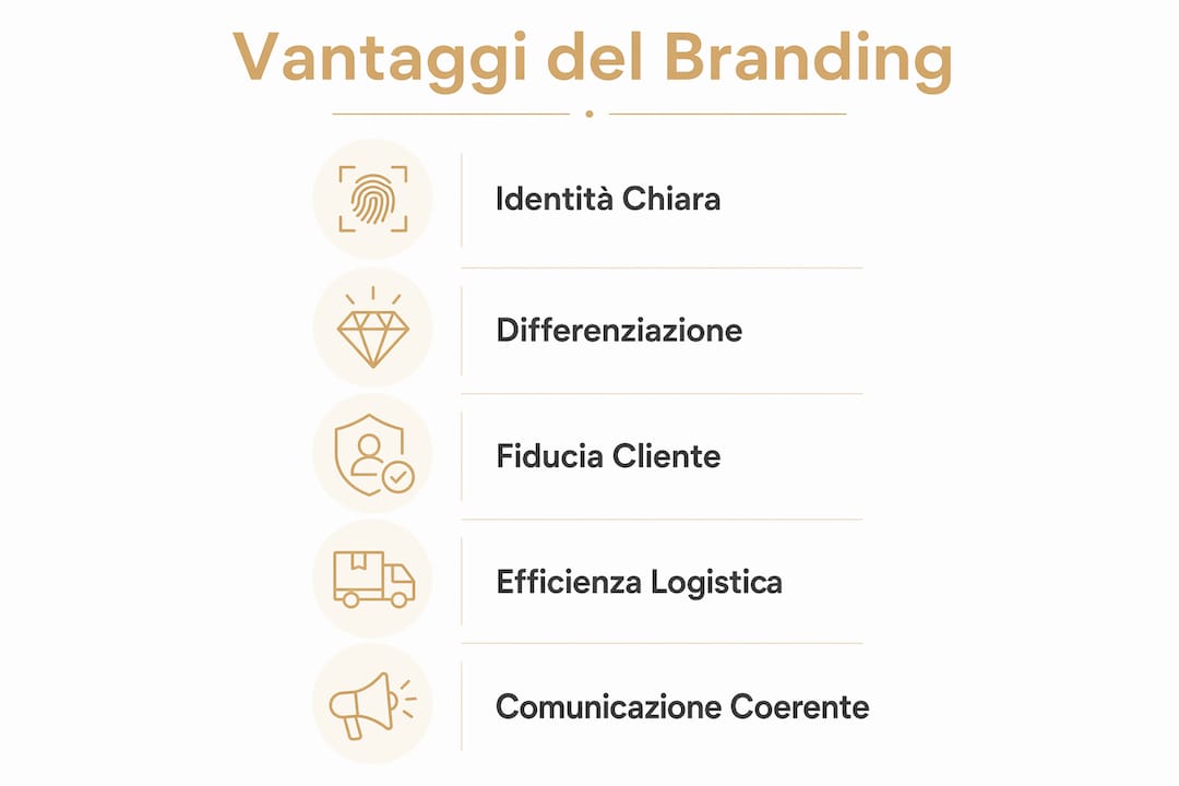 Scopri, attraverso un’infografica, i cinque passaggi chiave per valorizzare il tuo brand alimentare e farlo emergere sul mercato.