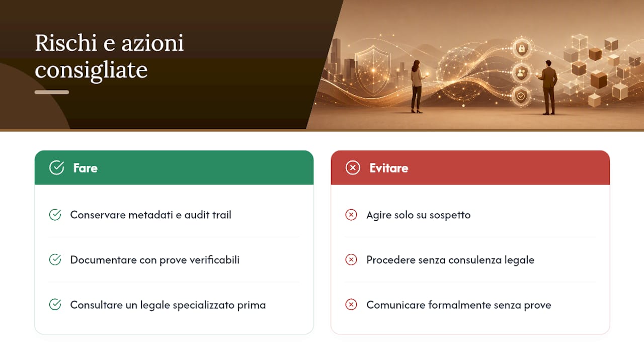 Aspetti legali e sanzioni per frode nelle note spese — overview diagram